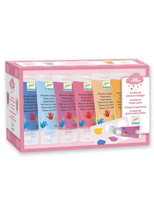 farby do palcami djeco sweet 6 tubek