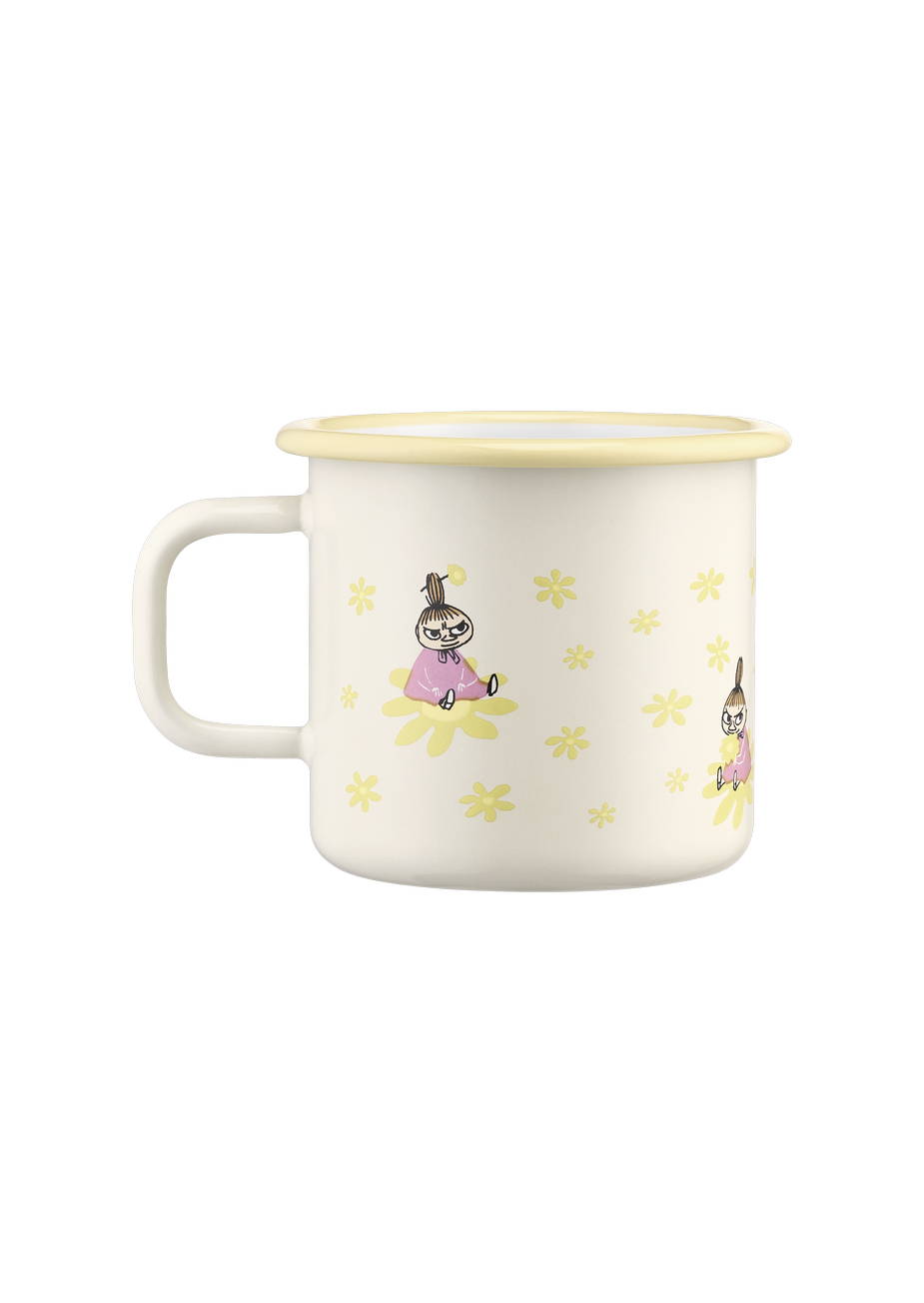 kubek emaliowany muurla flowers