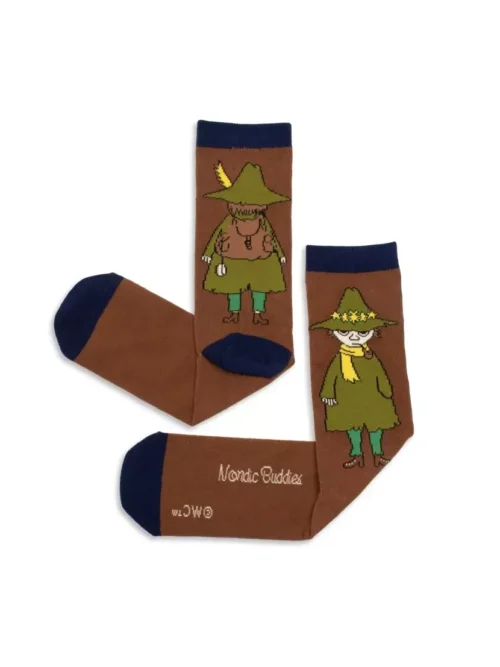 skarpetki włóczykij brązowe męski muminki moomin socks