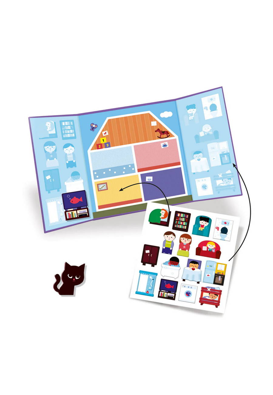 książeczka naklejki dom dj09072