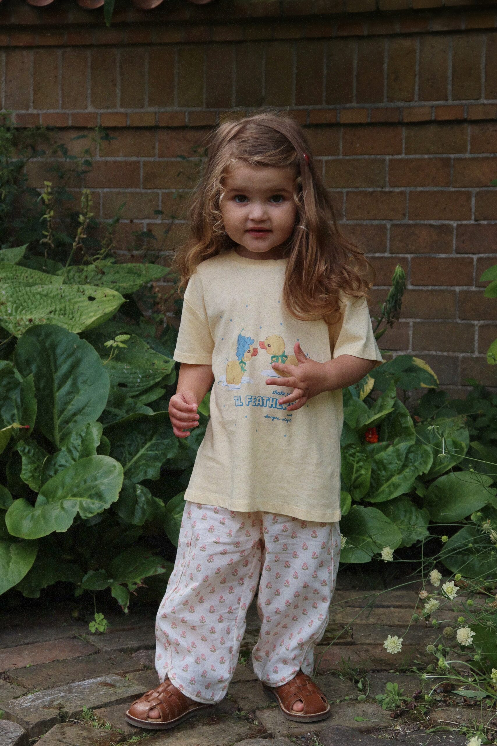 banana crepe konges sloejd bluzka t-shirt len bawełna