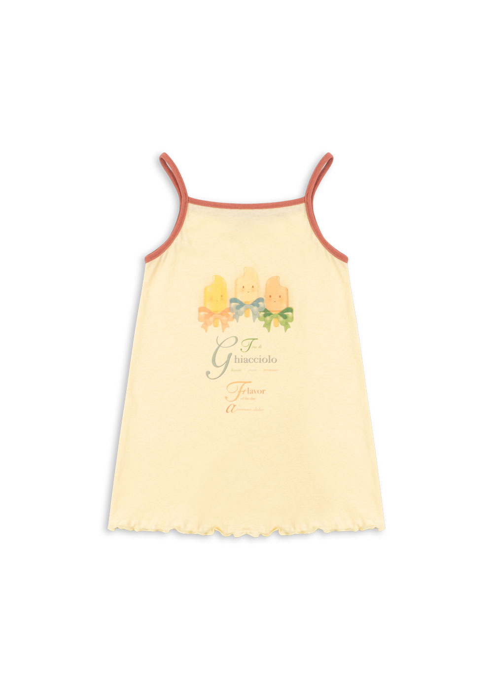 Era strap dress konges slojd banana crepe sukienka na lato