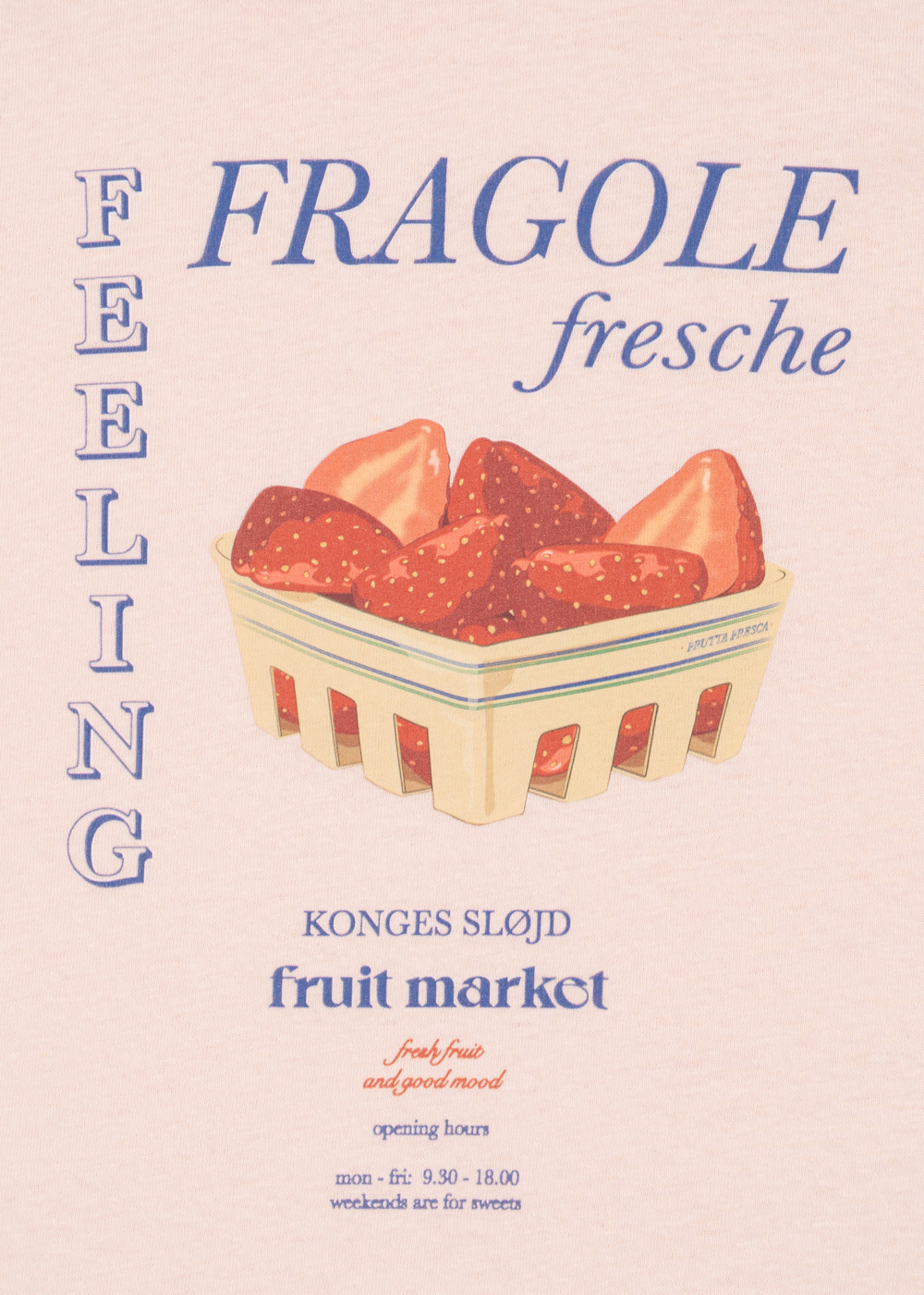 Creole Pink Era Tee ocs koszulka na krótki rękaw konges slojd