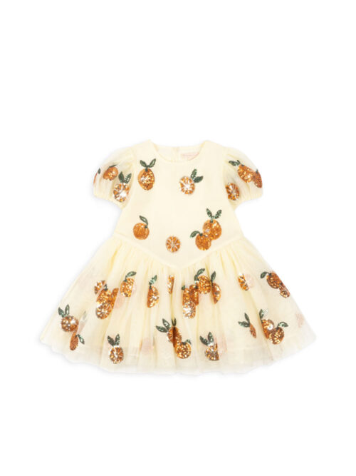 Heartlily Dress sukienka w pomarańcze konges slojd arancia sequin