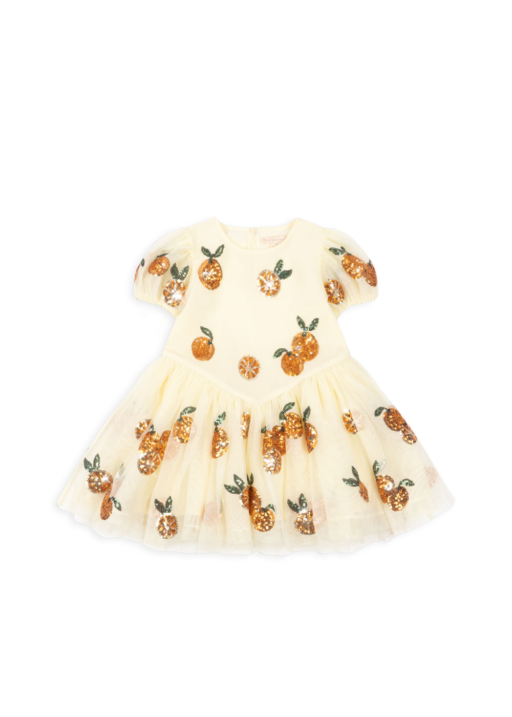 Heartlily Dress sukienka w pomarańcze konges slojd arancia sequin