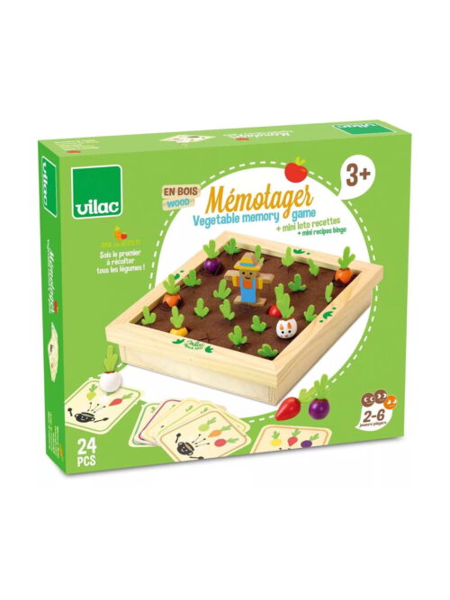 gra memory edukacyjna vilac ogród warzywny Memotager VIL-02161