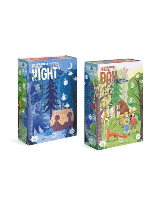puzzle londji dzień noc day night 100 elements