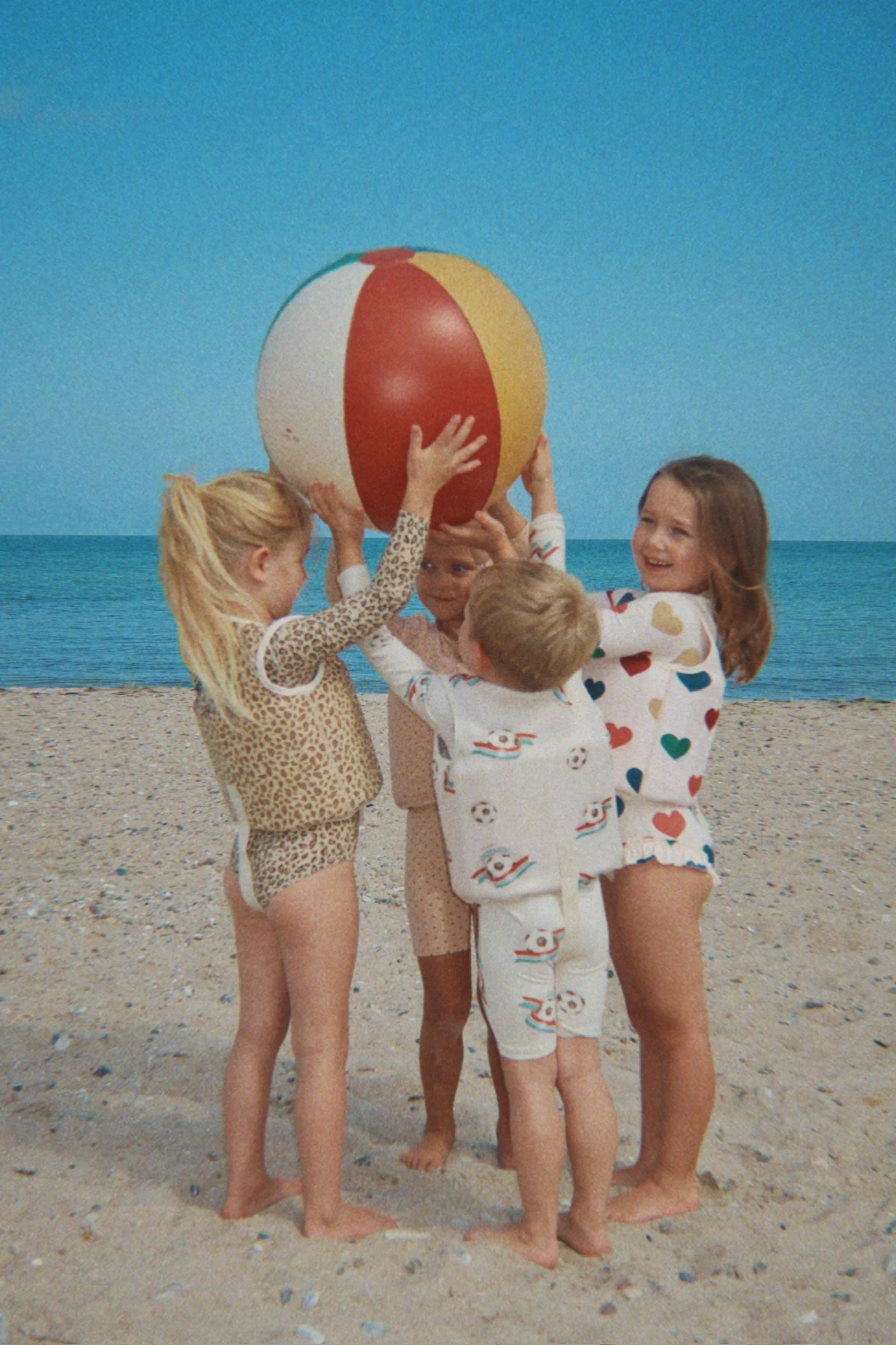 kamizelka do nauki pływania konges slojd piłka nożna dla dzieci na plażę na basen