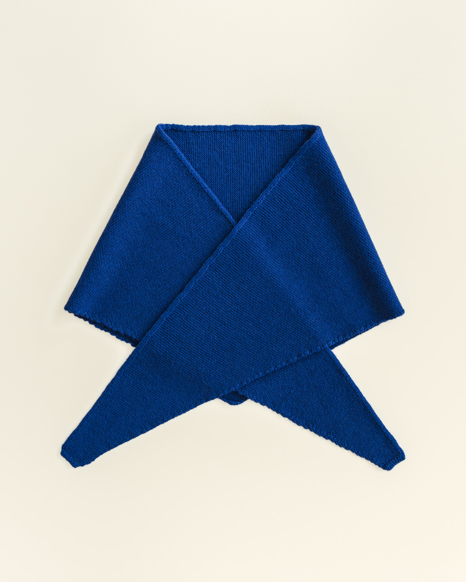 Josephina Scarf Cobal Blue HVID Merino