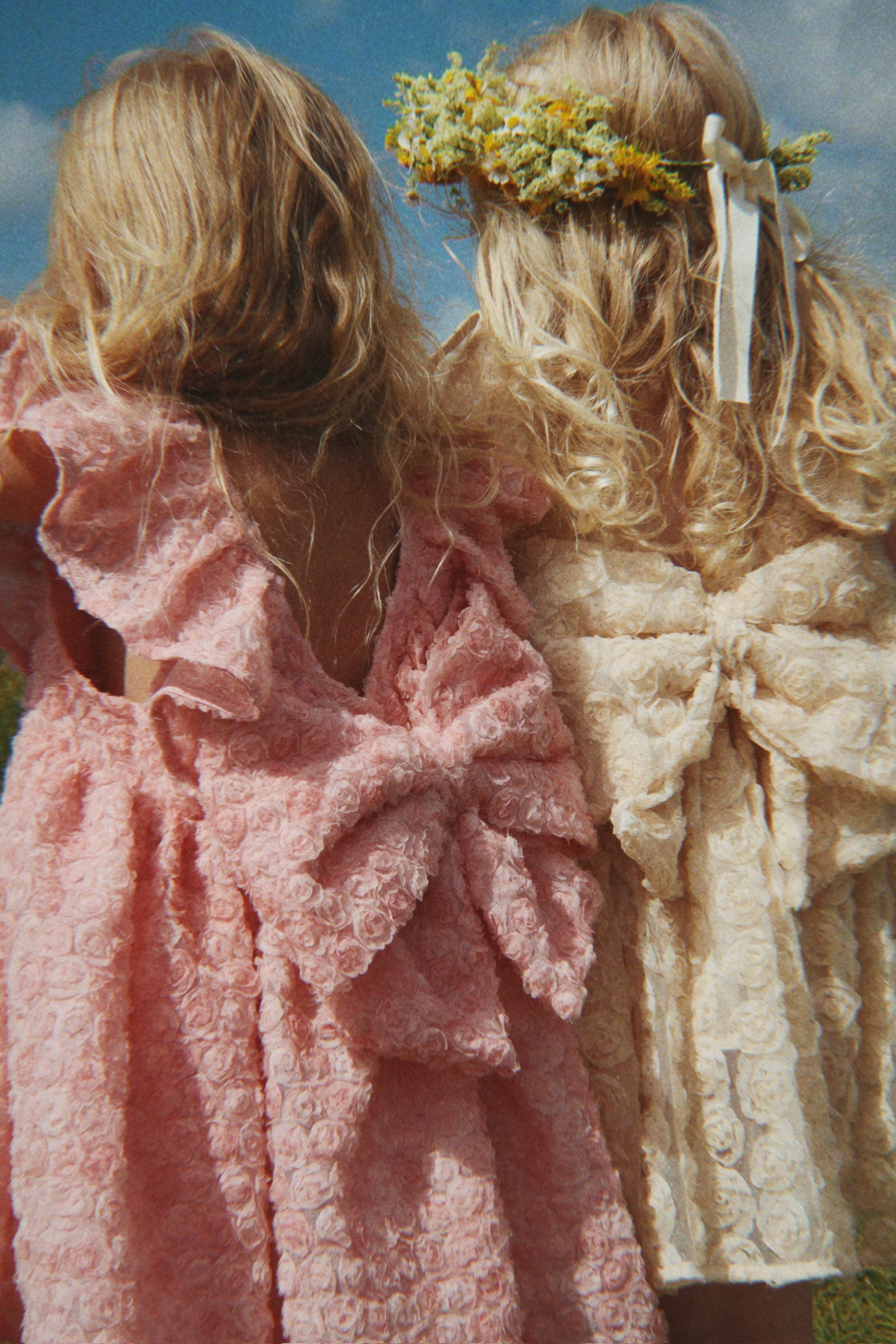 konges sloejd sukienka ALLY FLOWER DRESS veiled rose
