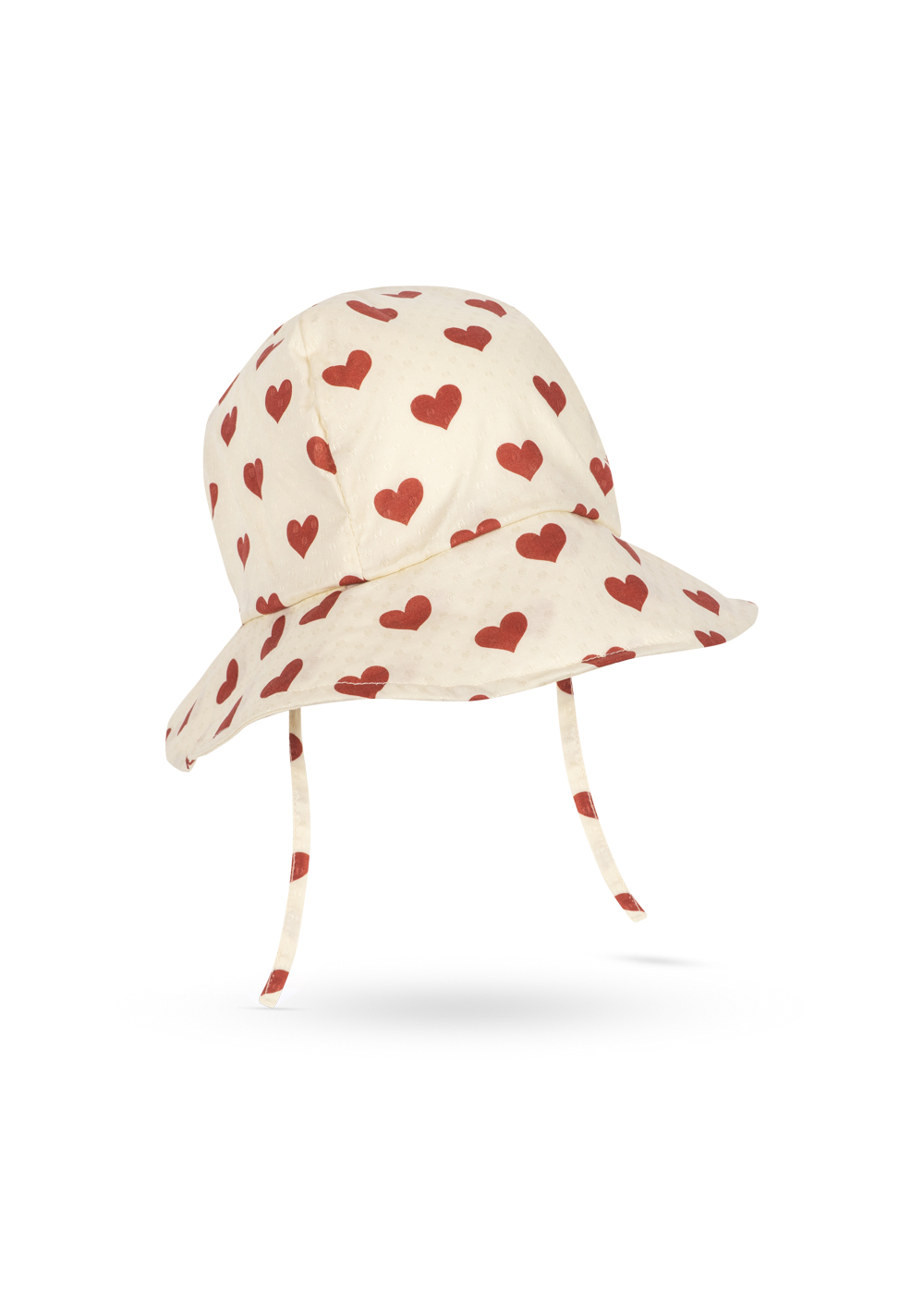 CIANNA SUN HAT GOTS amour rouge konges slojd kapelusz plażowy