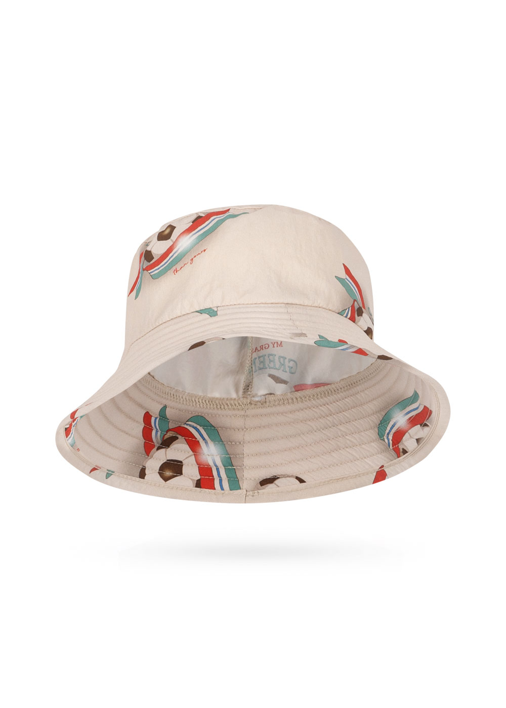 czapka na lato chłopięca konges sloejd kick it piłka nożna bucket hat
