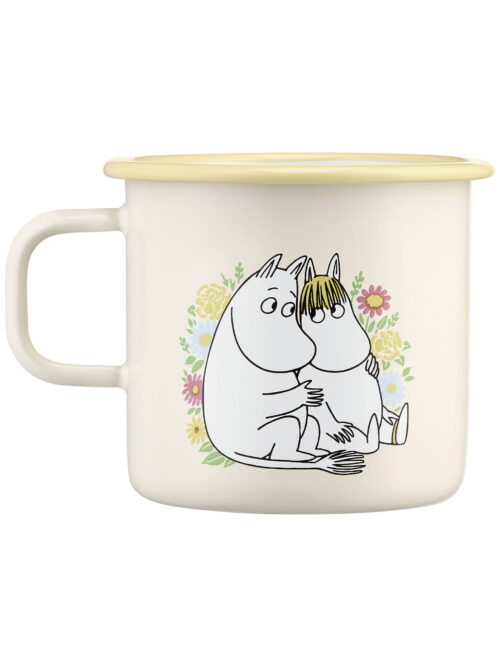Muurla Muminki Flowers kubek emaliowany 550 ml