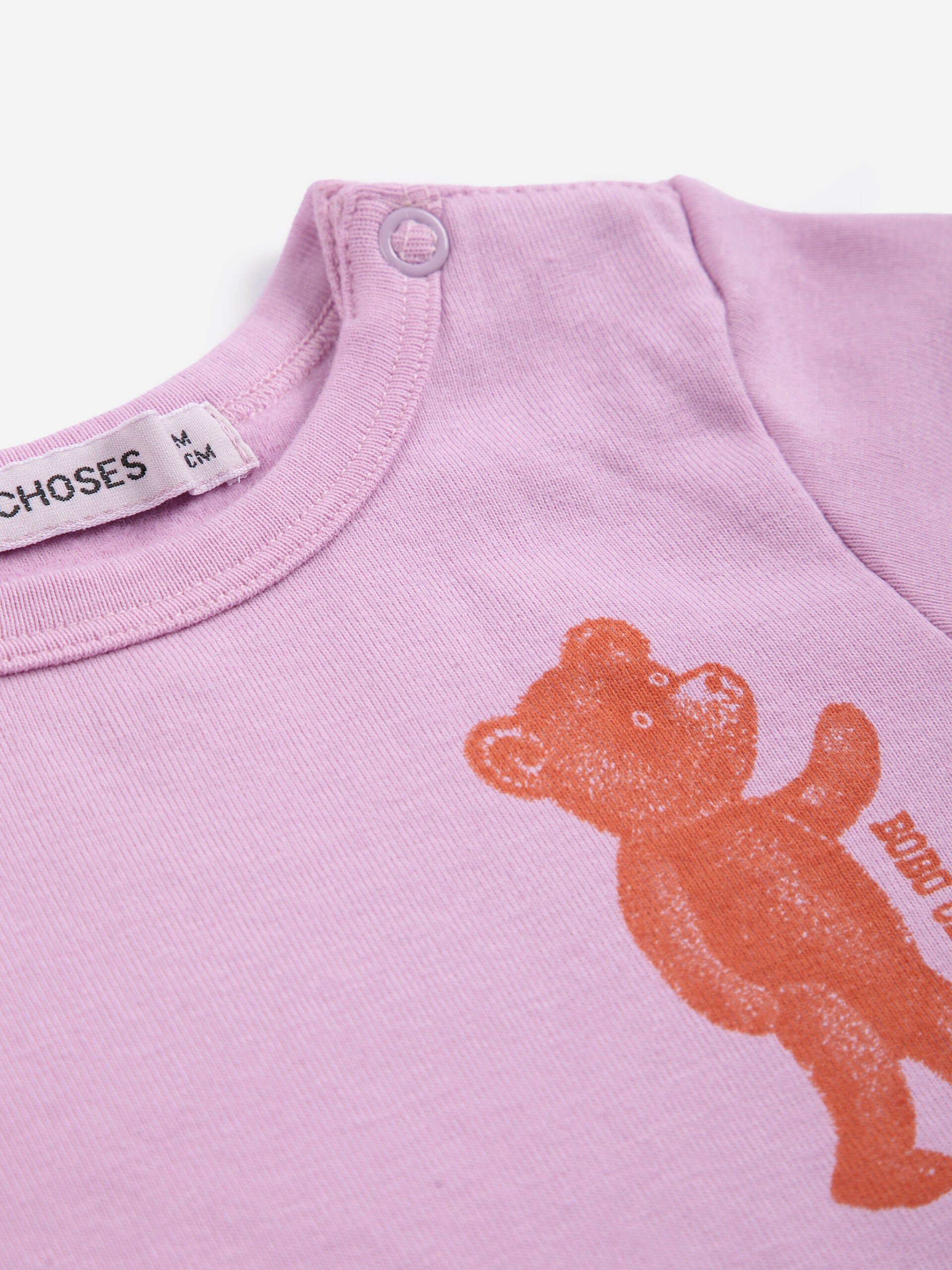 body niemowlęce bobo choses wyprawka miś różowe