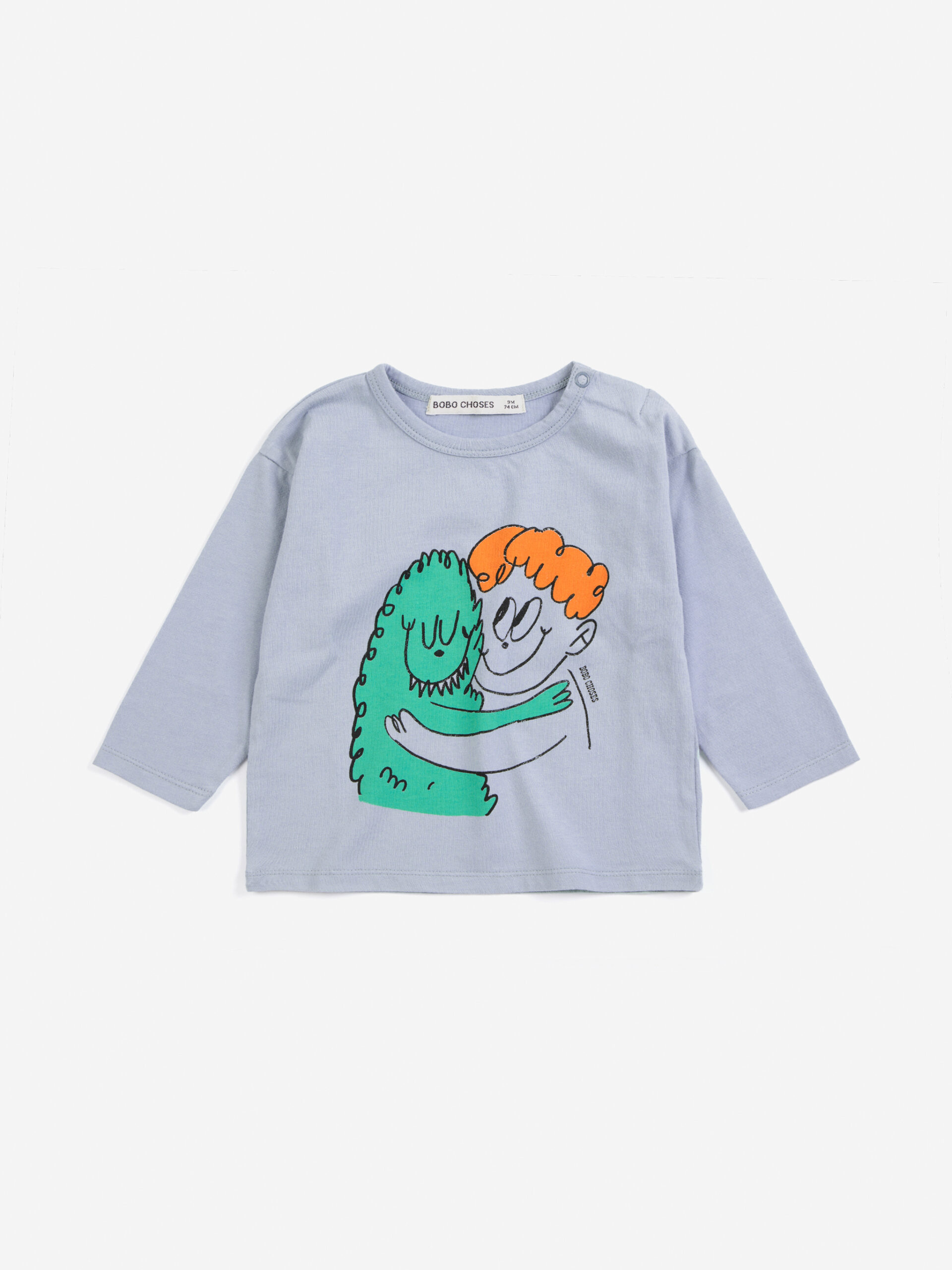 bobo choses Hug Hairy Monster longsleeve t-shirt