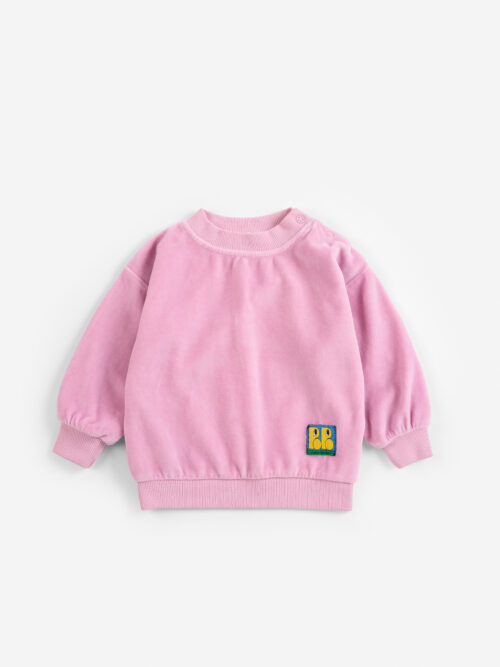 tag velvet blouse bobo choses dziecięca bluza aksamit all about monsters