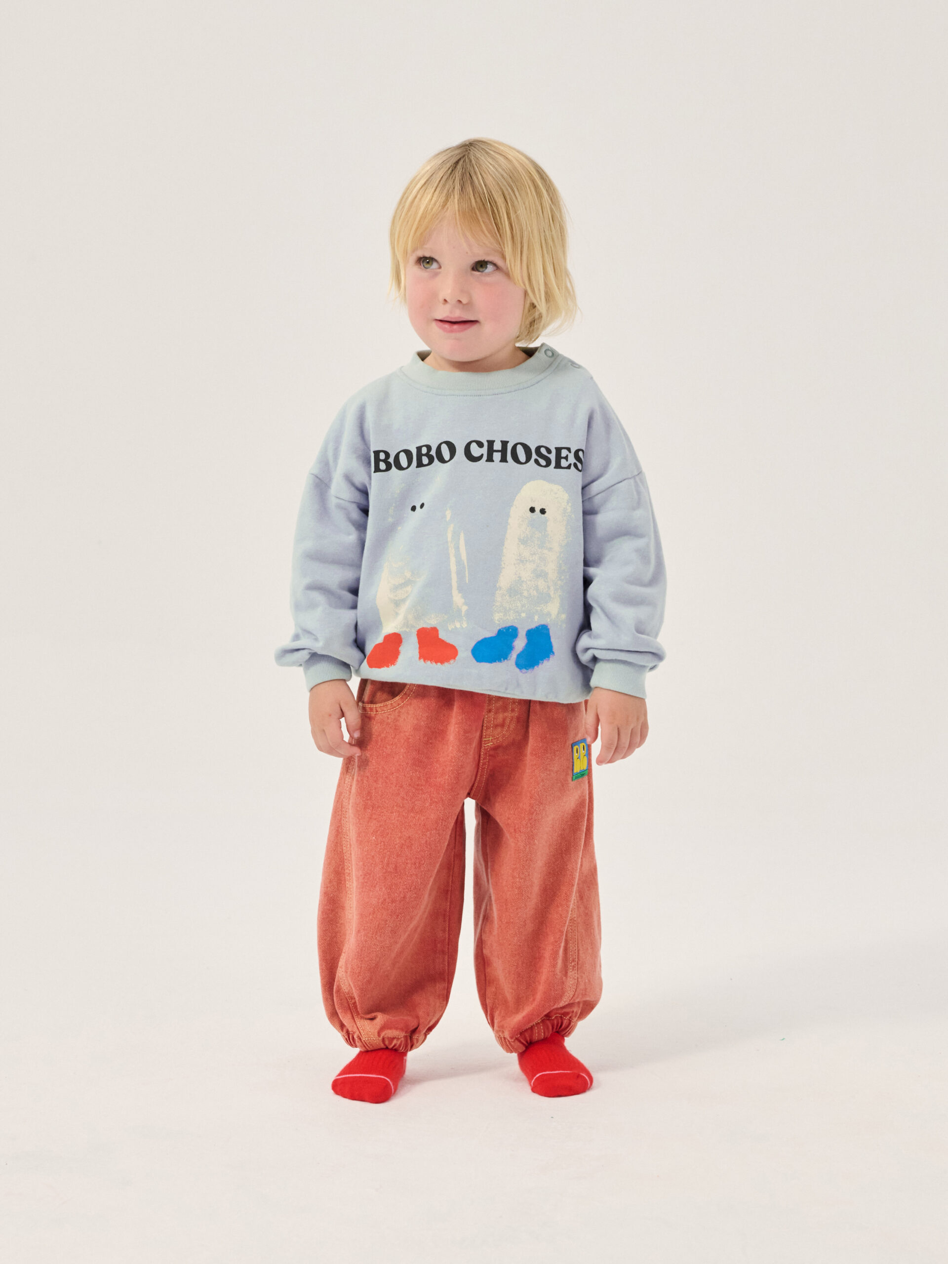 bluza bobo choses dziecięca niebieska