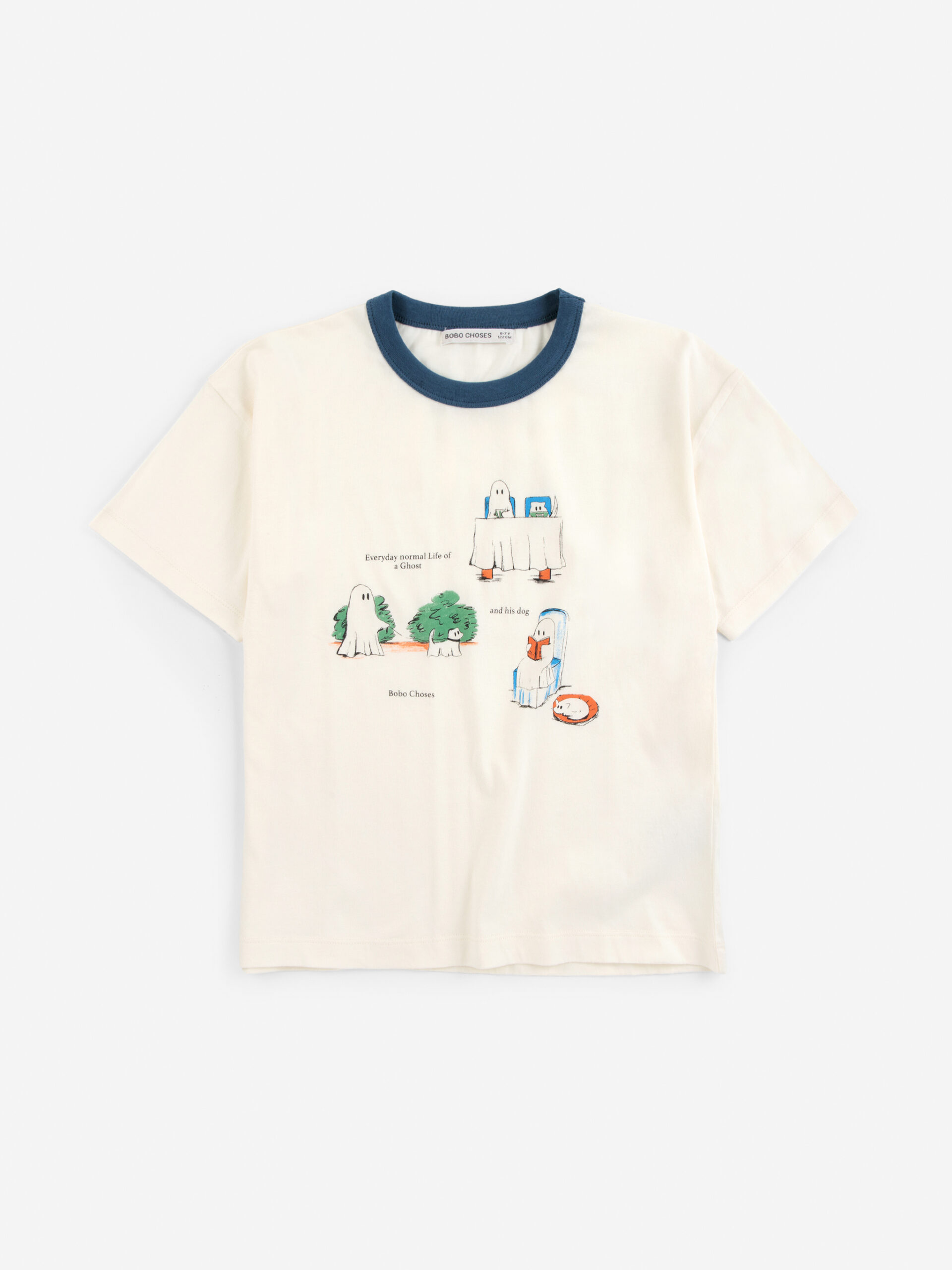 bobo choses t-shirt Everyday Ghosts duszki bluzka krótki rękaw