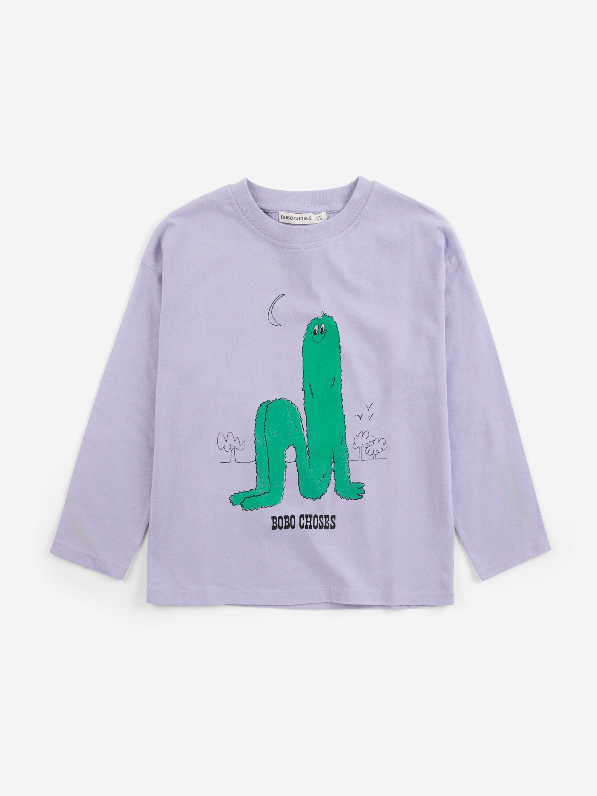 Longsleeve Long Puff lavender bluzka na długi rękaw Bobo Choses