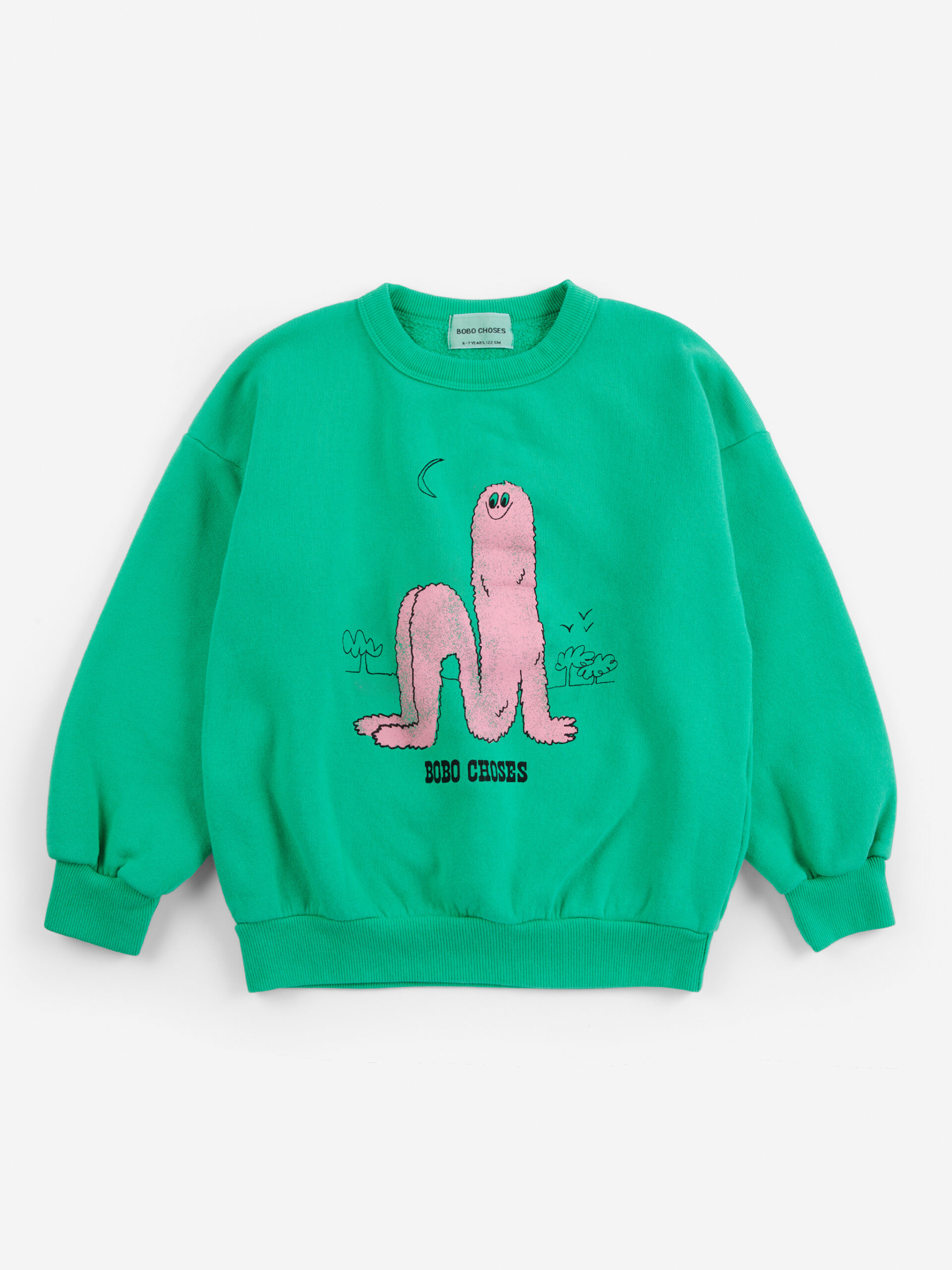 bluza sweatshirt long puff all about monsters bobo choses potworki
