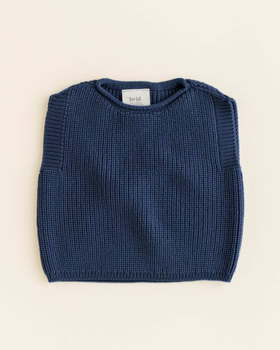 HVID Vest Harvey Baby Blue kamizelka wełna merino