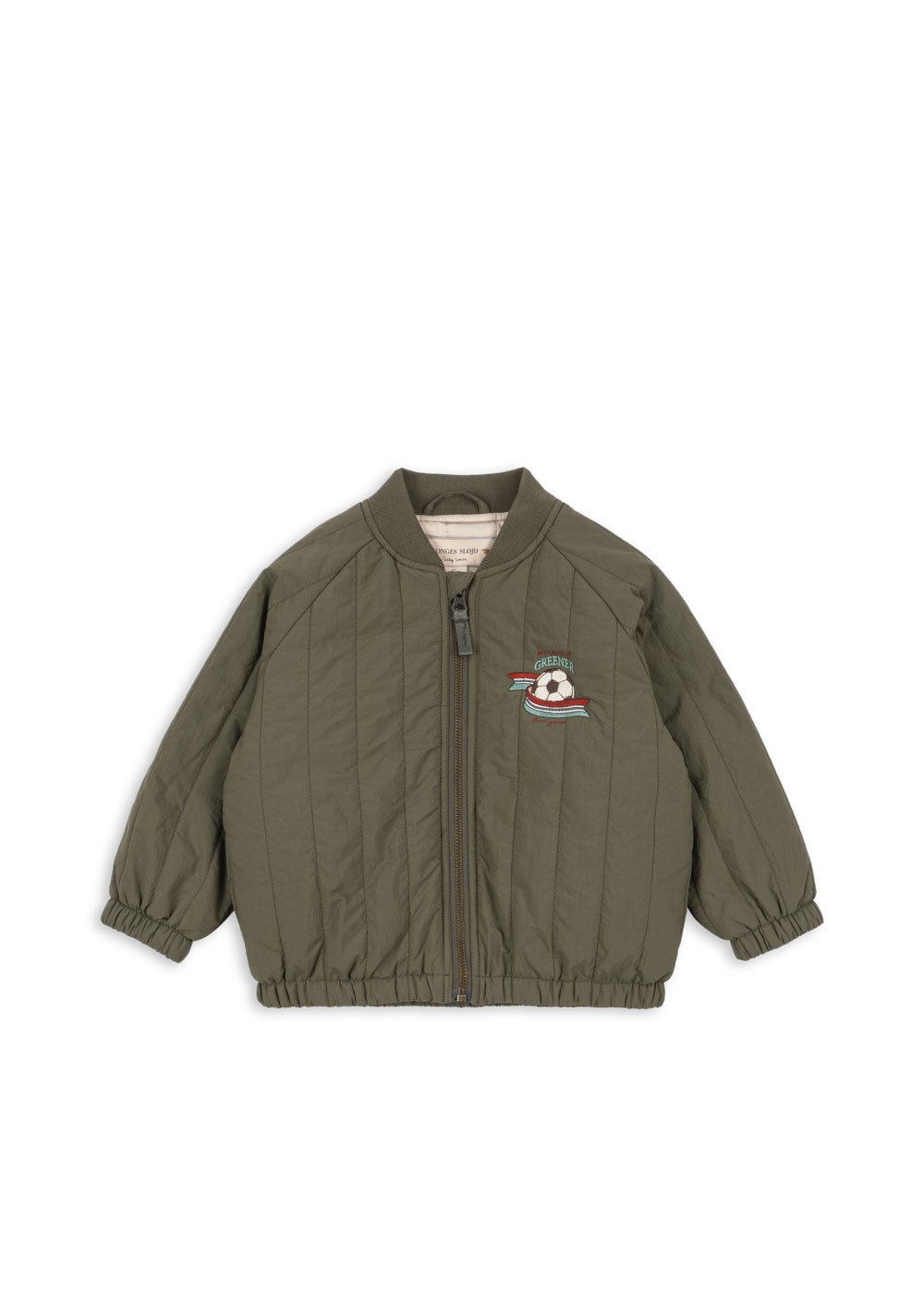 juno bomber jacket kurtka piłka nożna konges slojd dziecięca zielona