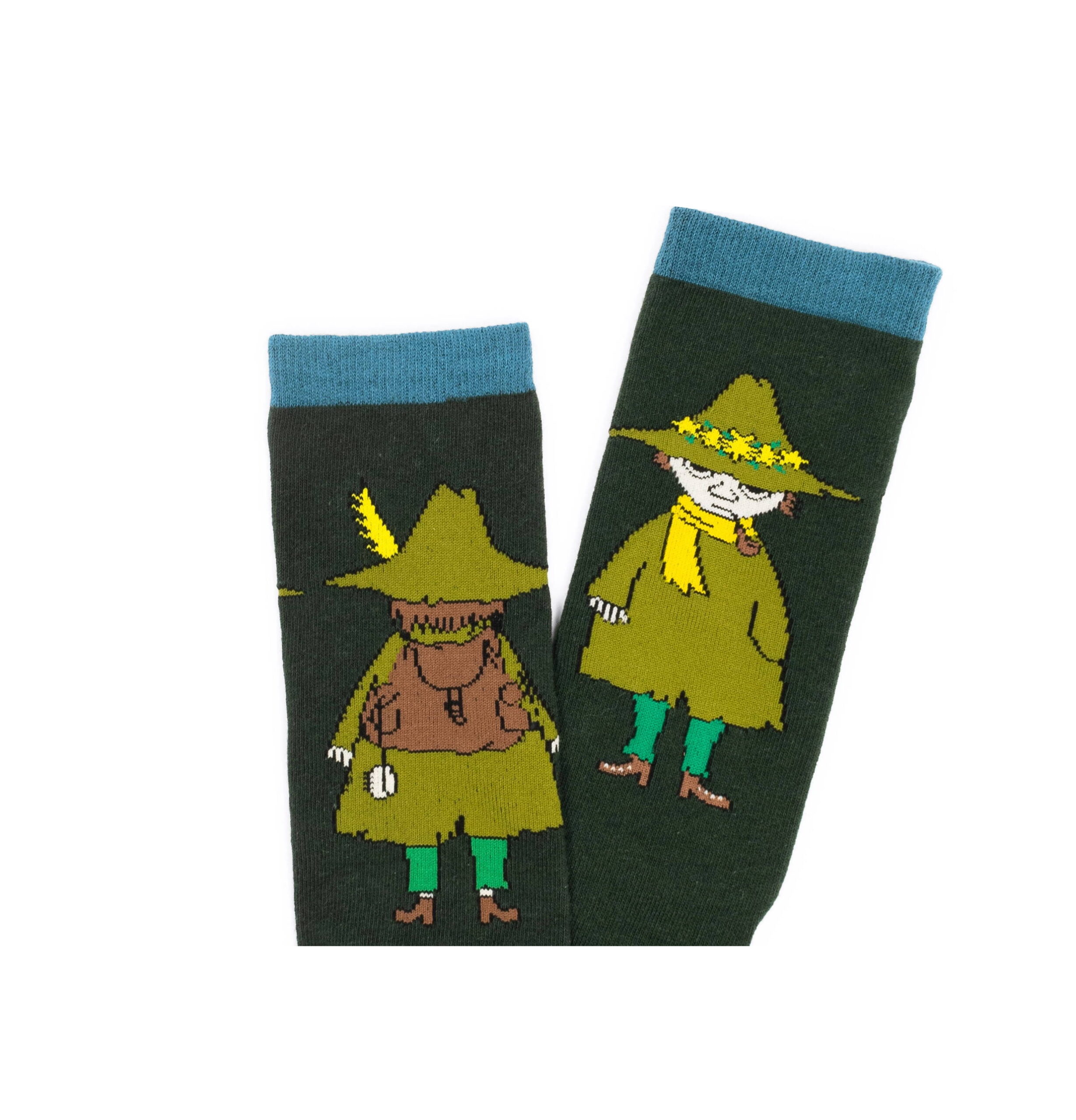 Moomin Snufkin socks