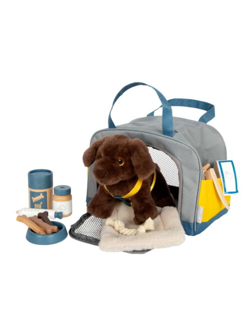 Small Foot pluszowy piesek labrador z torbą transportową 12600