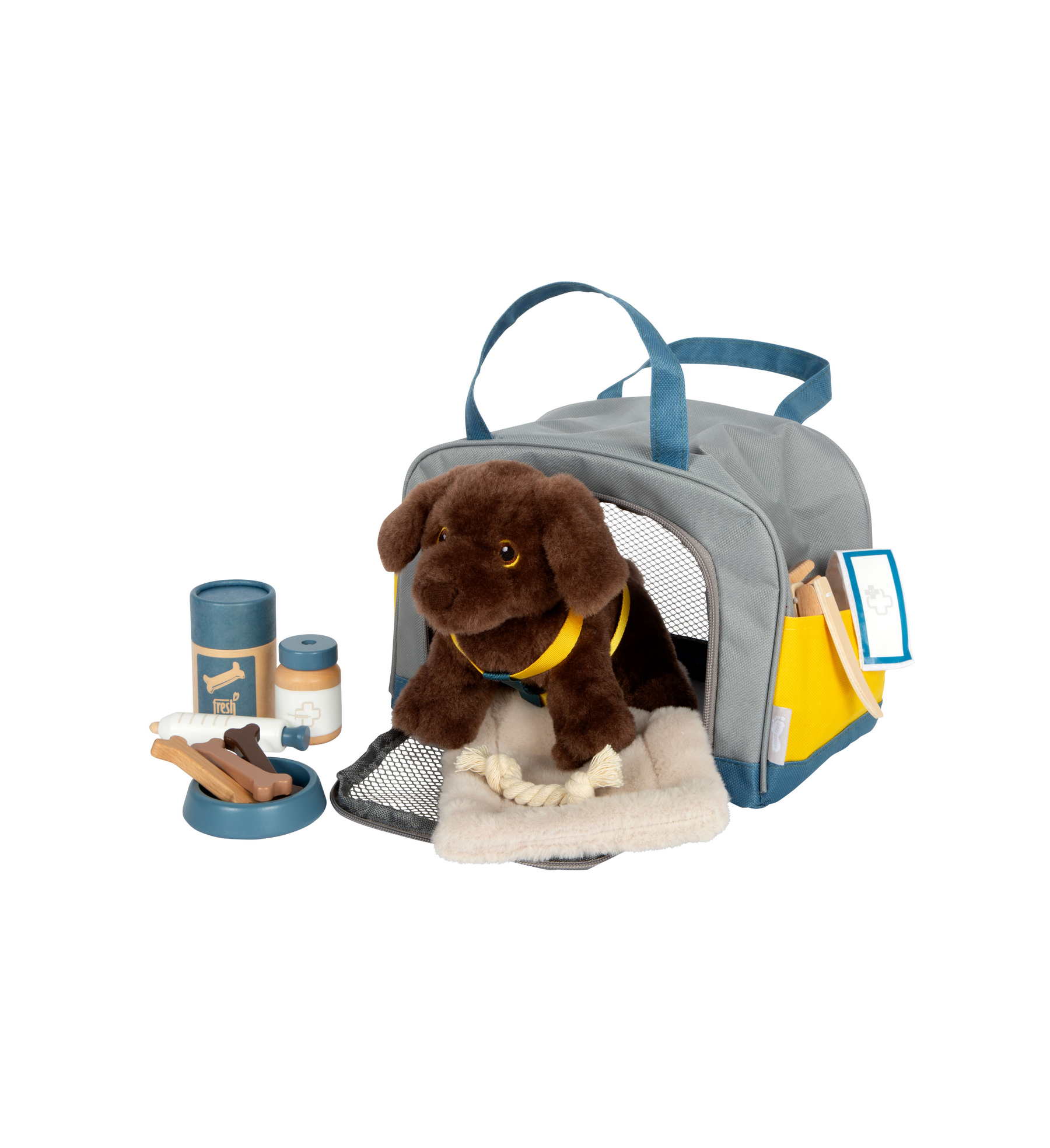 Small Foot pluszowy piesek labrador z torbą transportową 12600
