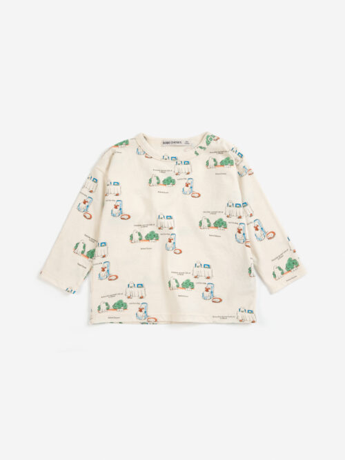 koszulka na długi rękaw w duszki BOBO CHOSES Longsleeve Everyday Ghosts all over