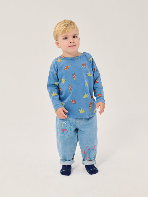 Longsleeve Mush Monster Duo all over bobo choses bluzka z długim rękawem