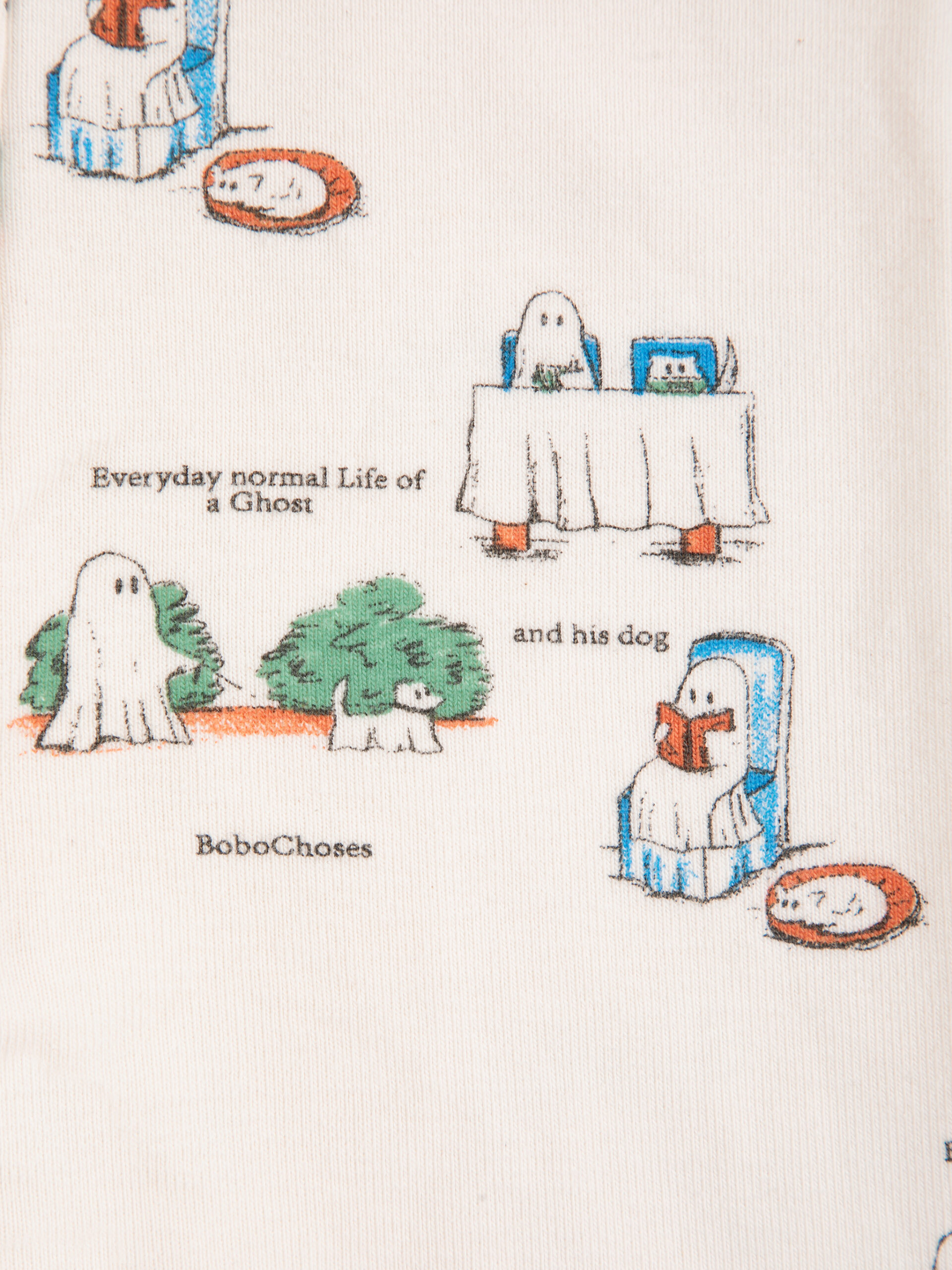 Legginsy Everyday Ghosts all over BABY bobo choses duszki