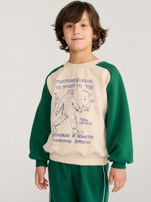 BOBO CHOSES Bluza Mr. Footish raglan potworki all about monsters