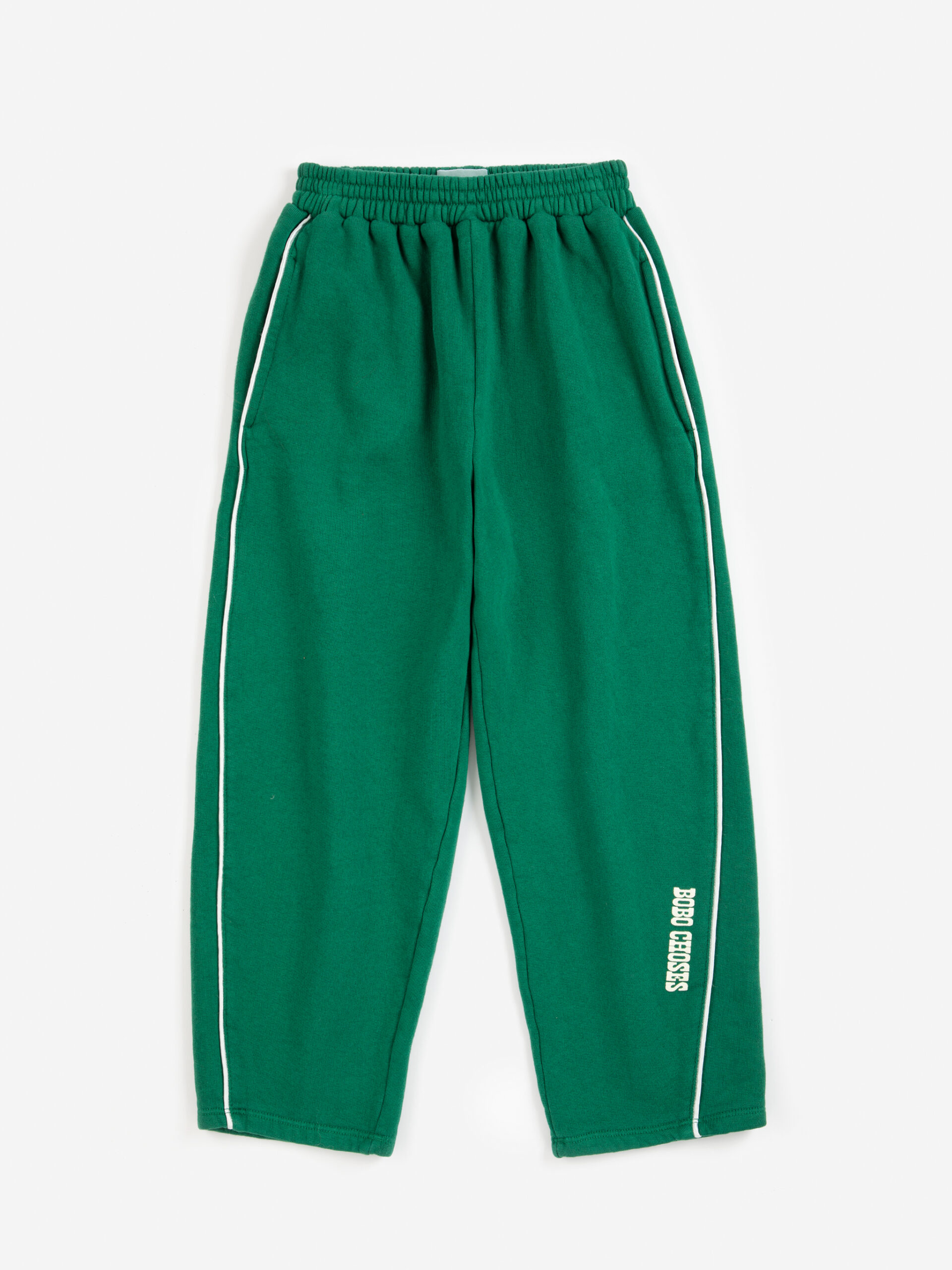 Bobo Choses straight jogging pants zielone dresy