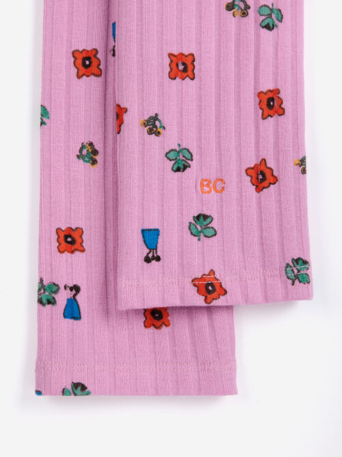 bobo choses legginsy spodenki fit slim Blossom all over leggings