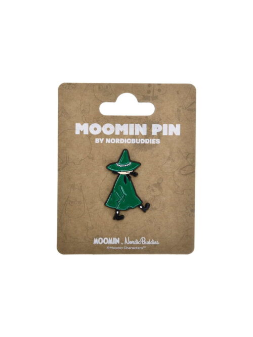 przypinka Włóczykij Snufkin Moomin Nordicbuddies