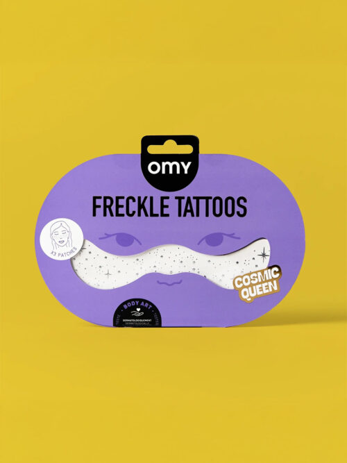 OMY Srebrne Piegi Brokatowe Cosmic Queen