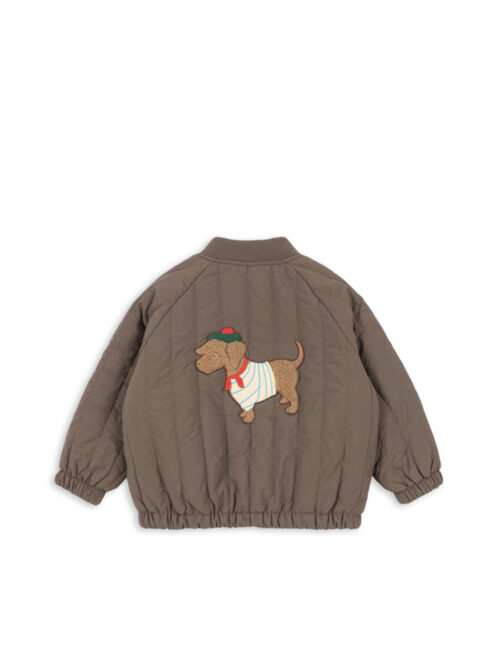 kurtka zimowa juno bomber jacket z pieskiem dziecięca