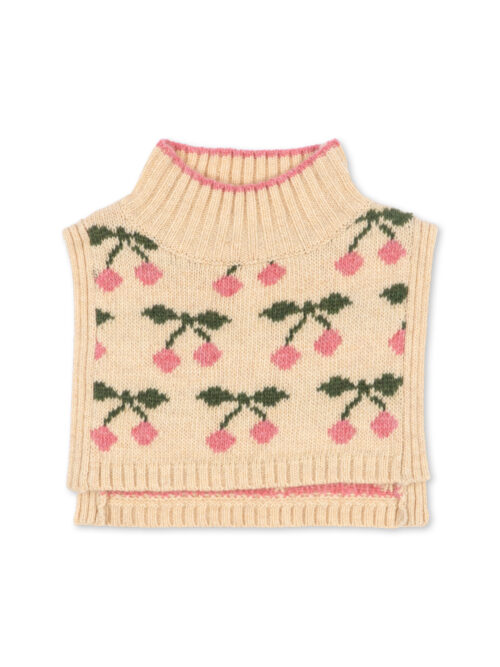 Belou neckwarmer komin szalik wisienki cherry konges sloejd