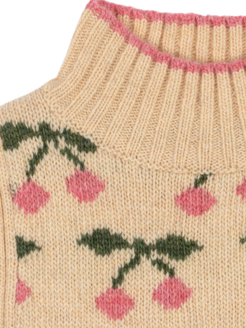 komin szalik wisienki cherry konges slojd zima jesień
