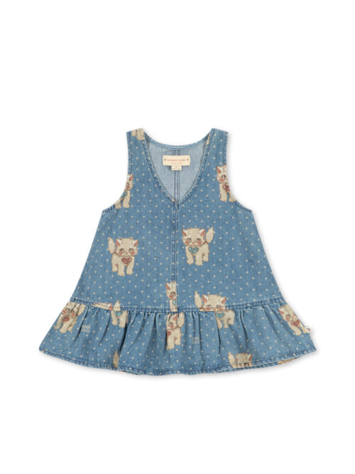 magot dress sukienka w kotki denim gots konges slojd ciao mao