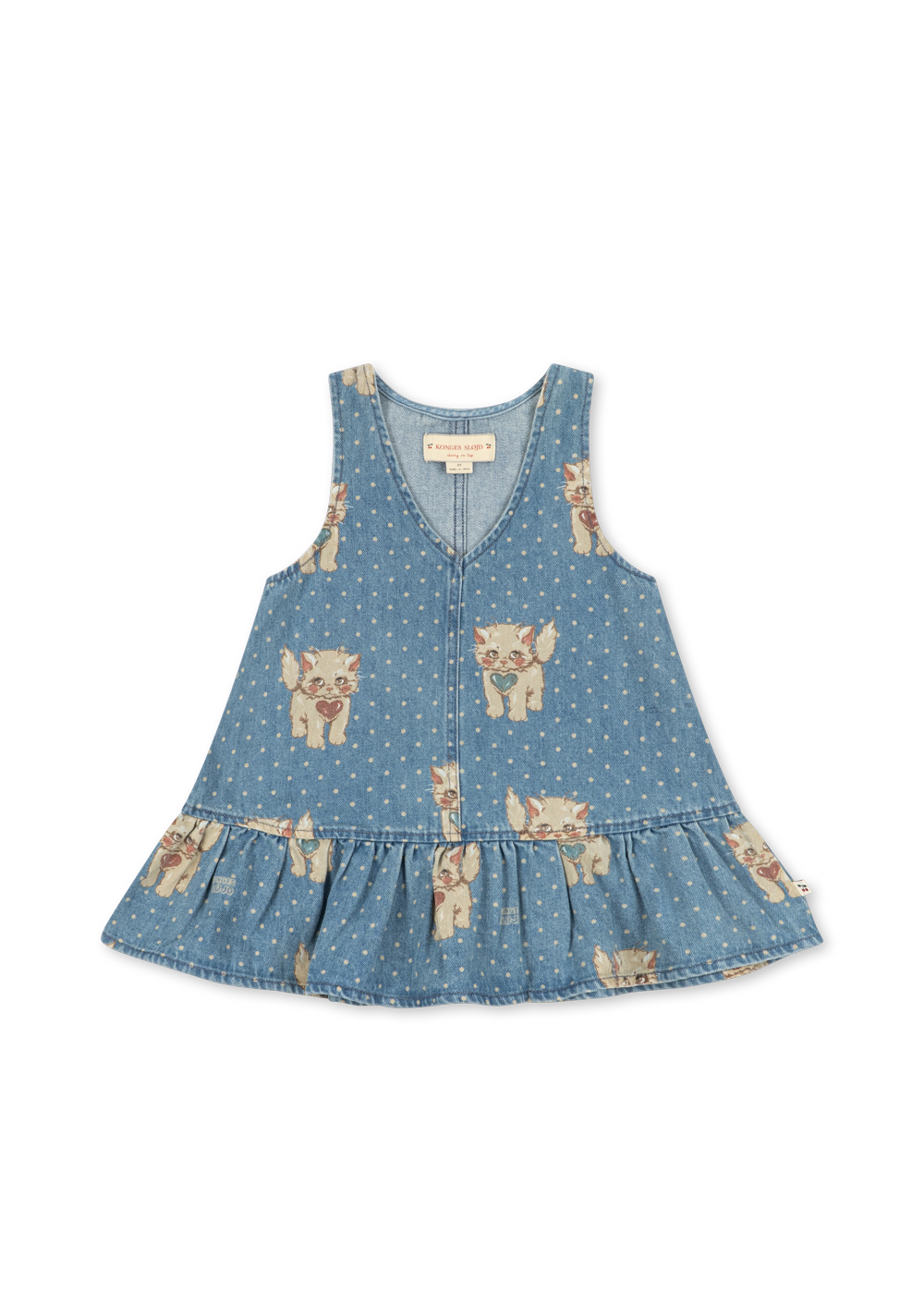 magot dress sukienka w kotki denim gots konges slojd ciao mao