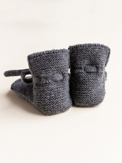 HVID Booties Charcoal buciki dla niemowląt