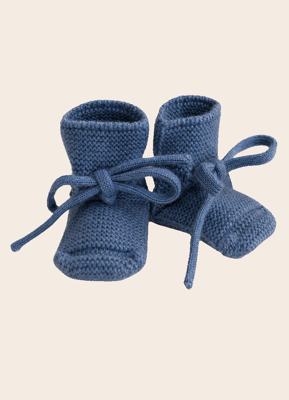 HVID Booties Denim jeansowe buciki z wełny merino