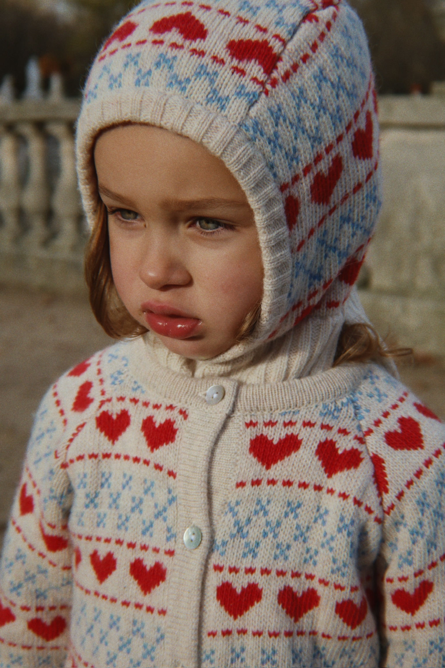 belou balaclava kominiarka konges sloejd heart