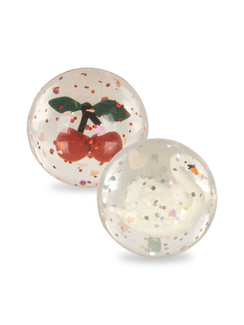 cherry swan konges slojd bouncing balls piłki kauczukowe