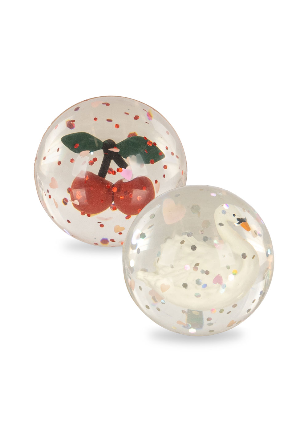 cherry swan konges slojd bouncing balls piłki kauczukowe