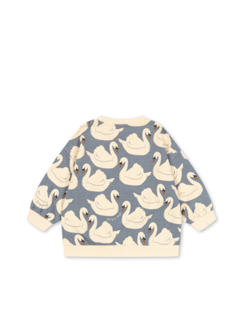 bluza z łabędziami bawełniana konges slojd